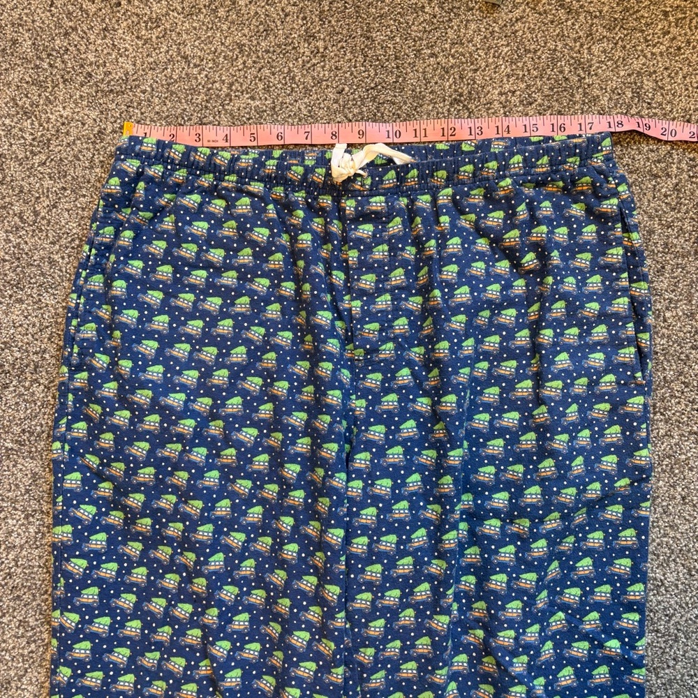 Vineyard Vines Men's Cotton Pajama Pants Christmas Tree Winter Car Print size L - Picture 4 of 8